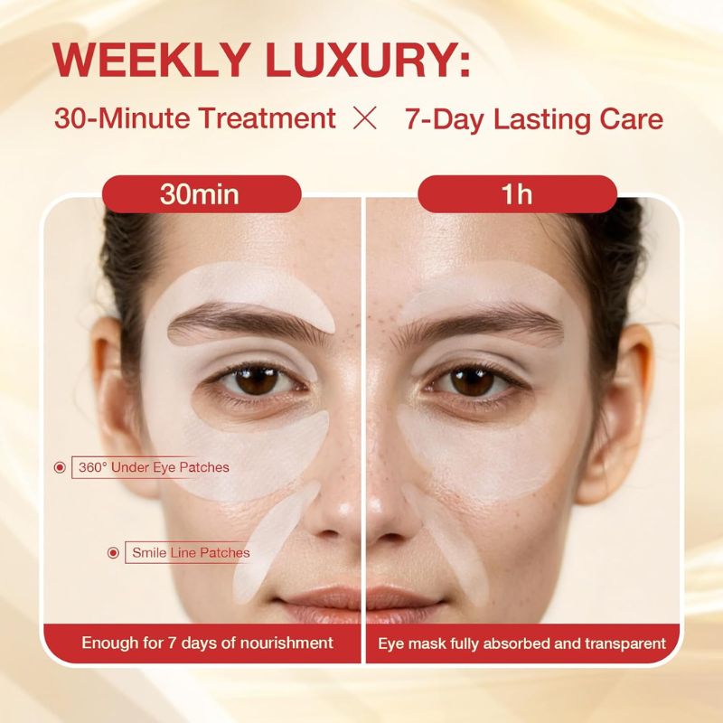 Deep Collagen Eye Patch – Glass Glow Korean Skincare Mask for Lift & Brightening, Depuffs Under-Eye Bags 🚨 70% OFF · Ending in 3 Hours