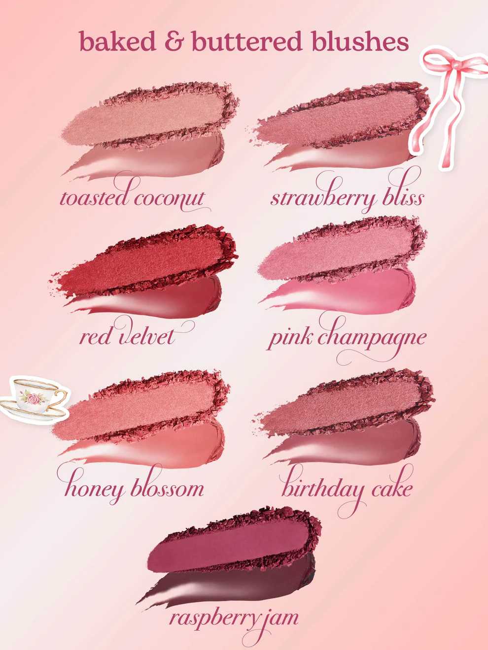 Macaron blush & glow duo + brush